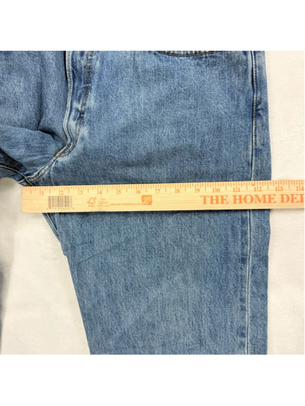 Men's Levi's 501 33x30 Button Fly Stonewash Blue Jeans Regular Straight Fit